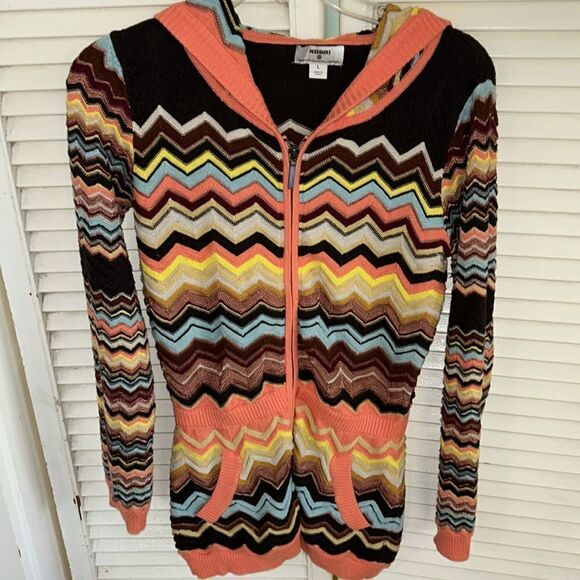 2011 LtdEd Missoni for Target 🎯 Zip up Sweater Hoodie Classic Missoni Look 👀 - Picture 1 of 17